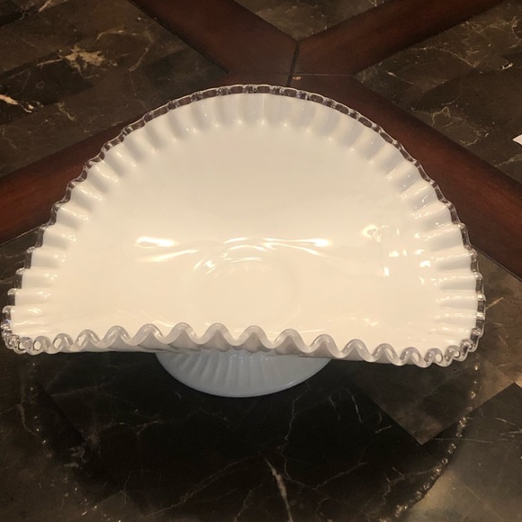 Fenton Silver Crest Serving Bowl - Picture 7 of 9